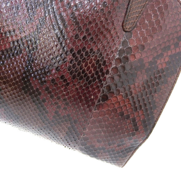 Gucci Handbag Python Bordeaux Series - Picture 4 of 7